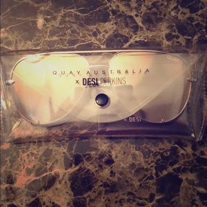 Quay Australia x Desi Perkins aviator sunglasses